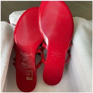 Valentino Pebbled Sandals